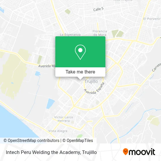 Intech Peru Welding the Academy map