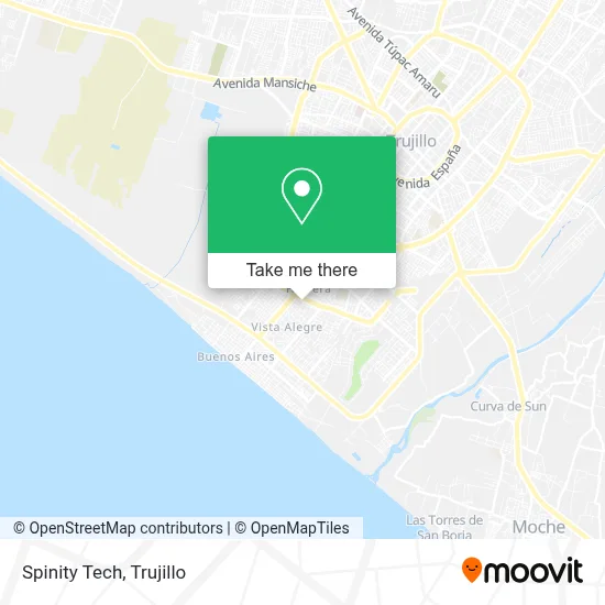 Mapa de Spinity Tech