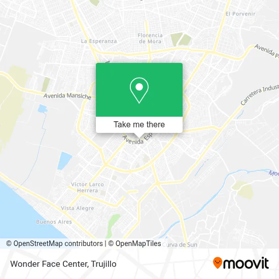 Wonder Face Center map