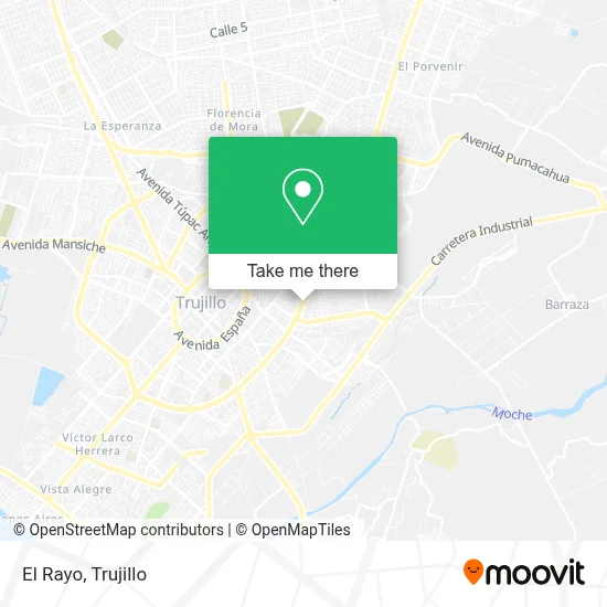 El Rayo map