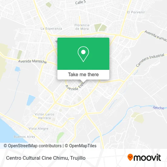 Centro Cultural Cine Chimu map