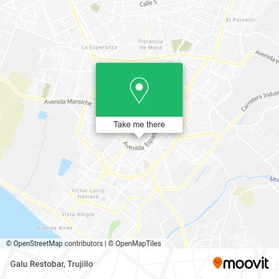 Galu Restobar map