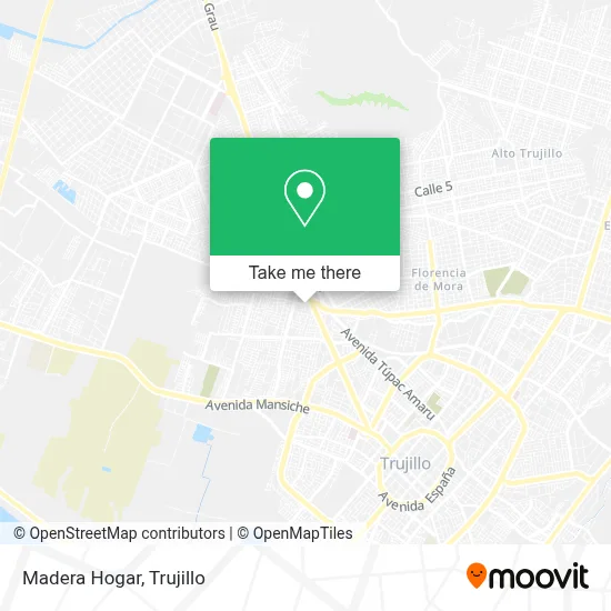 Madera Hogar map