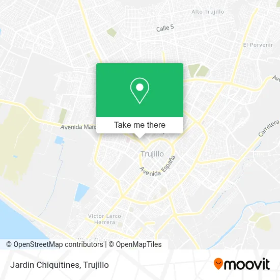 Jardin Chiquitines map