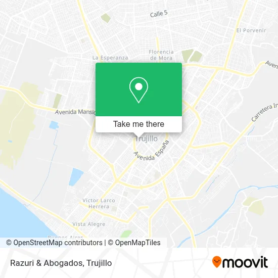 Razuri & Abogados map