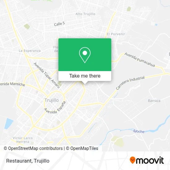 Restaurant map