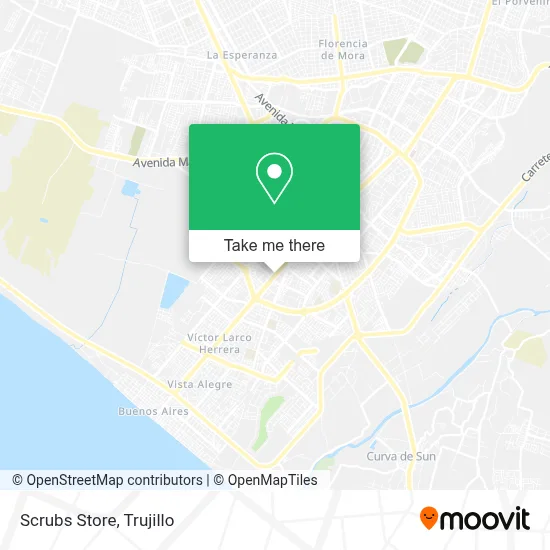 Scrubs Store map