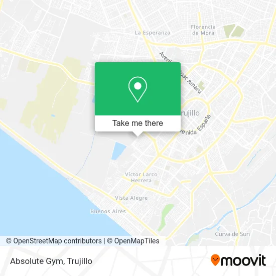 Absolute Gym map