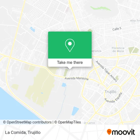 La Comida map