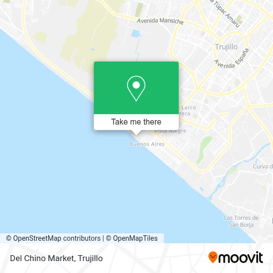 Del Chino Market map