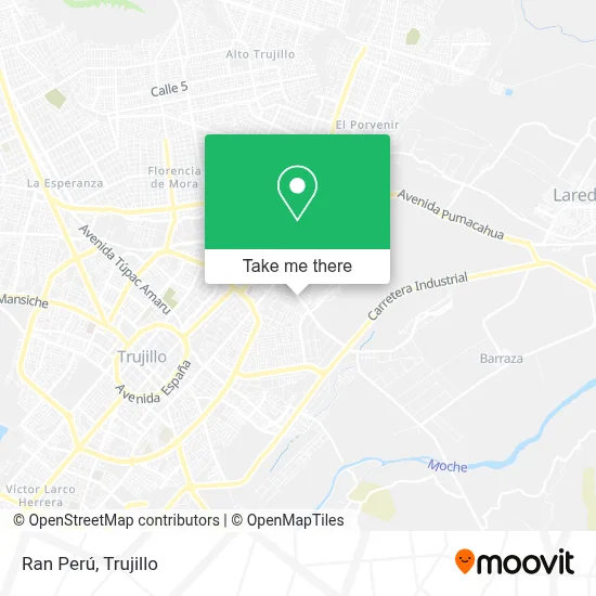 Ran Perú map