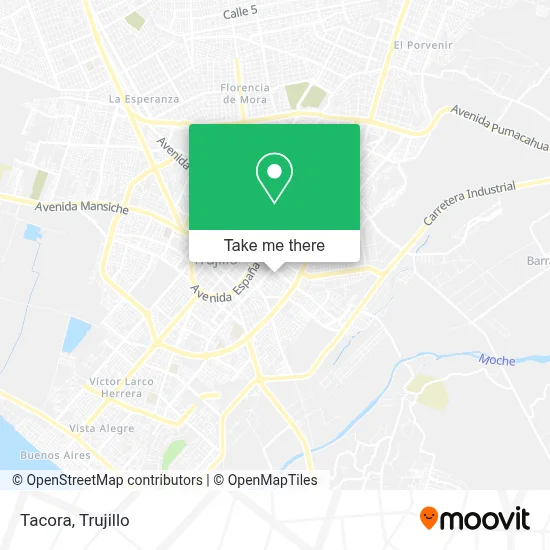 Tacora map