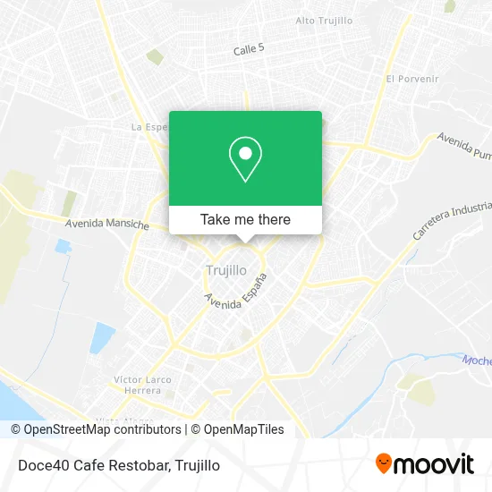 Doce40 Cafe Restobar map