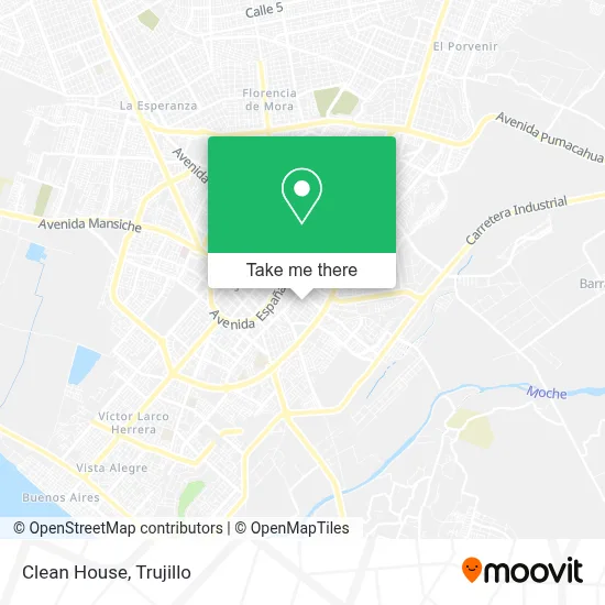 Clean House map