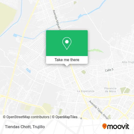 Tiendas Chott map