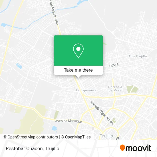 Restobar Chacon map