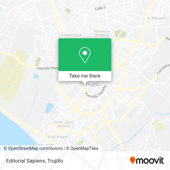 Editorial Sapiens map
