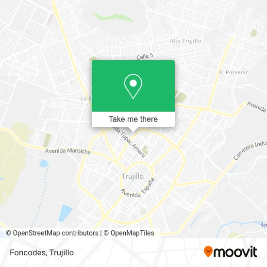 Foncodes map