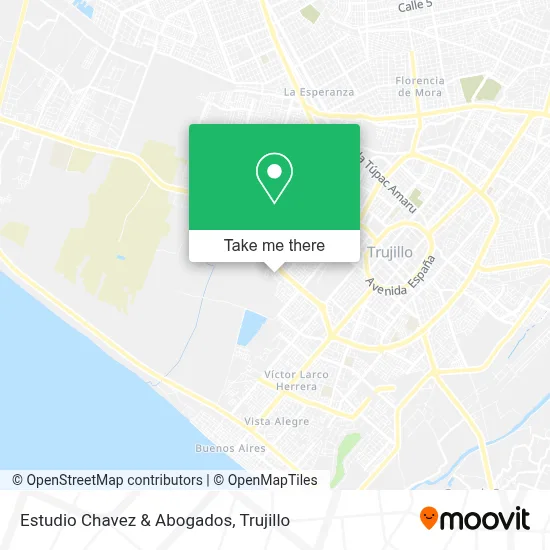 Estudio Chavez & Abogados map