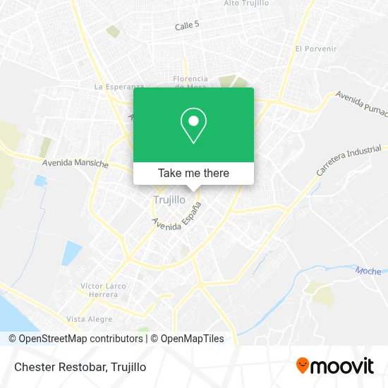 Chester Restobar map