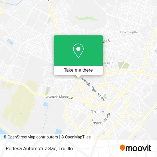 Rodesa Automotriz Sac map