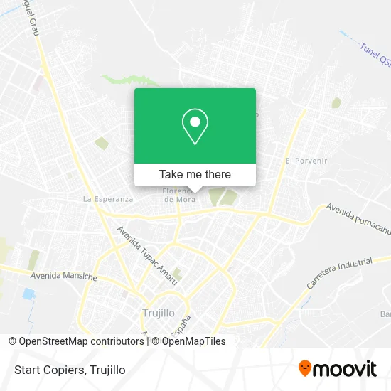 Start Copiers map