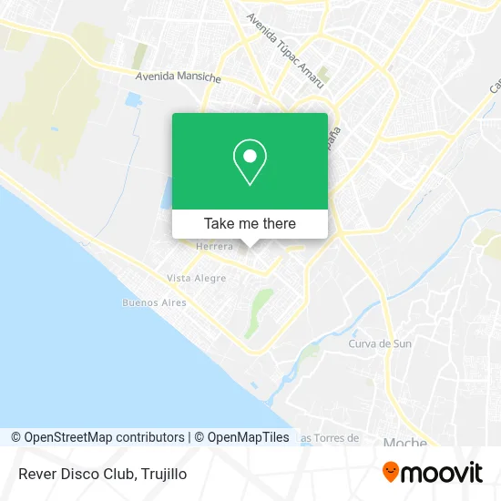 Rever Disco Club map