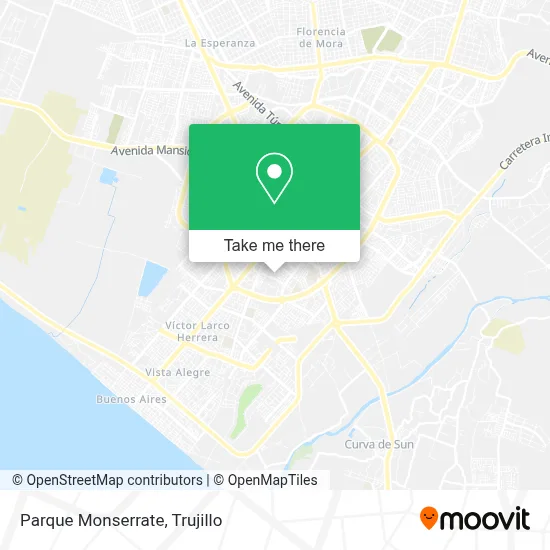 Parque Monserrate map