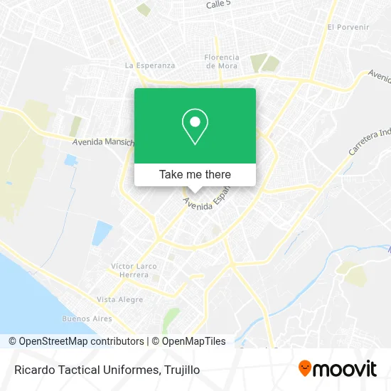 Ricardo Tactical Uniformes map