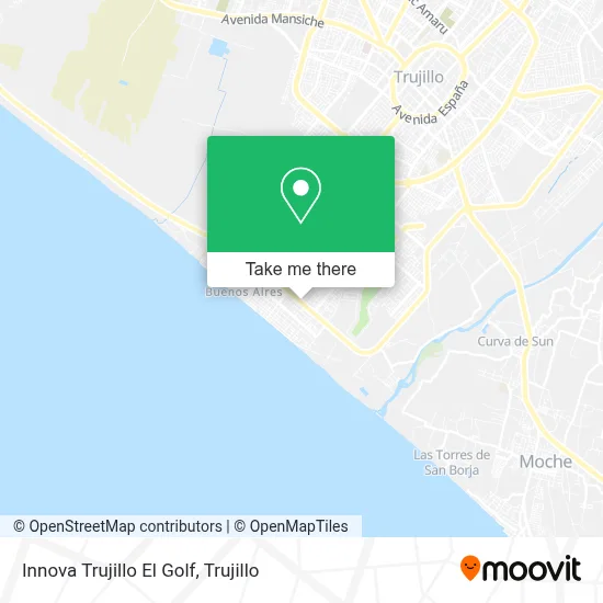 Innova Trujillo El Golf map