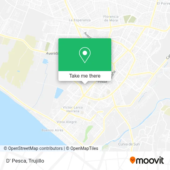 D' Pesca map