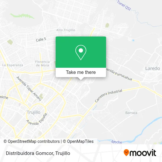 Distribuidora Gomcor map