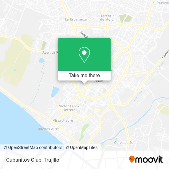 Cubanitos Club map