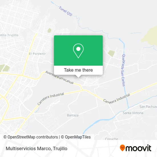 Multiservicios Marco map