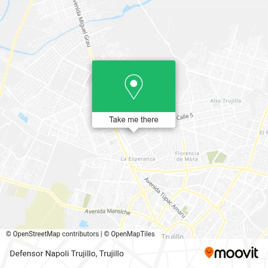 Defensor Napoli Trujillo map