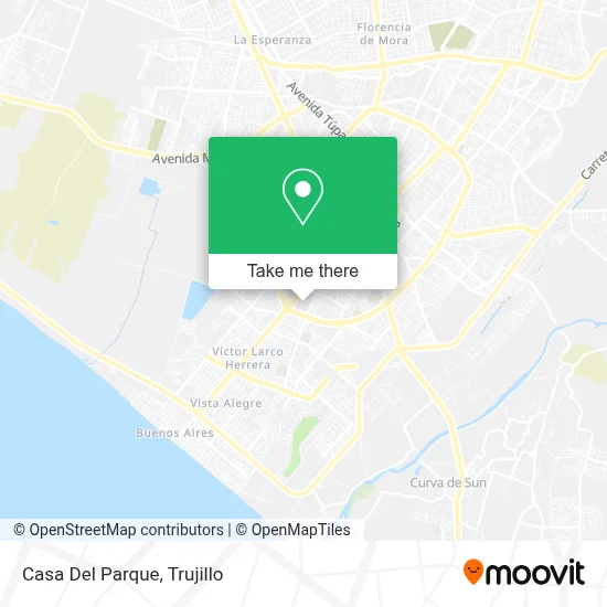 Casa Del Parque map