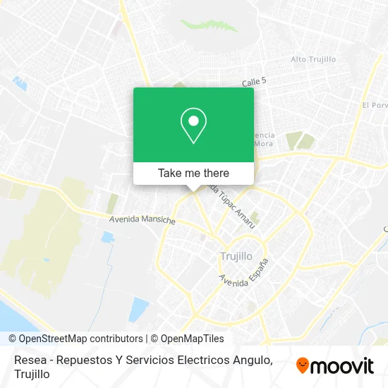 Resea - Repuestos Y Servicios Electricos Angulo map