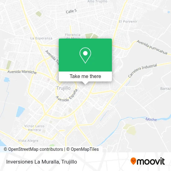 Inversiones La Muralla map