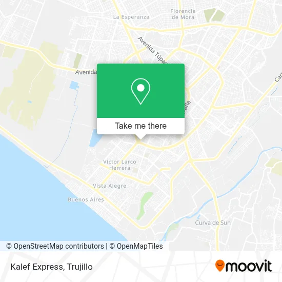 Kalef Express map