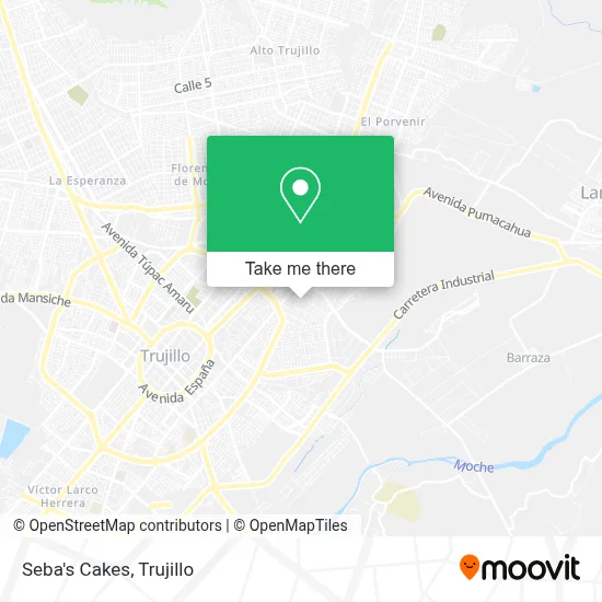 Seba's Cakes map