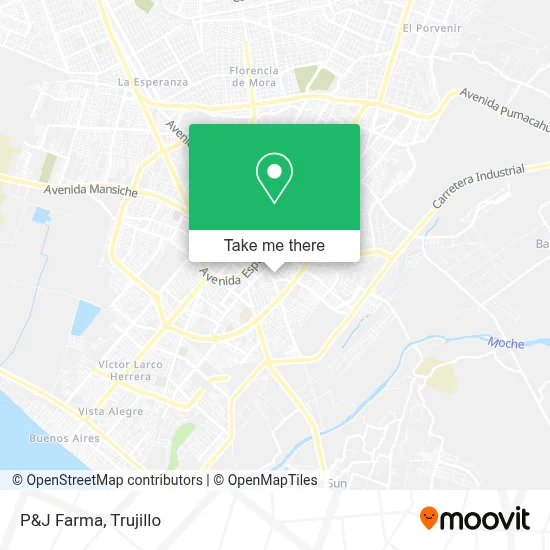 P&J Farma map