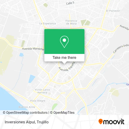 Inversiones Alpul map