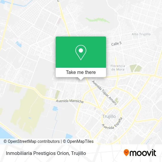 Inmobiliaria Prestigios Orion map