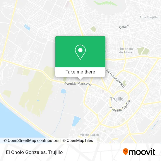 El Cholo Gonzales map