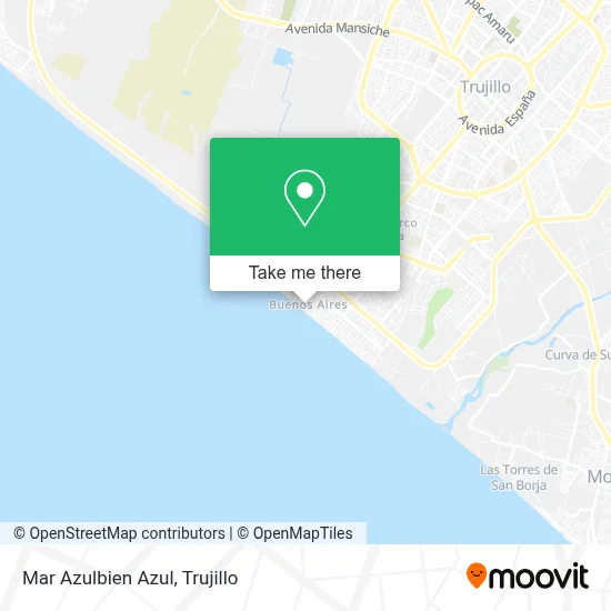Mar Azulbien Azul map