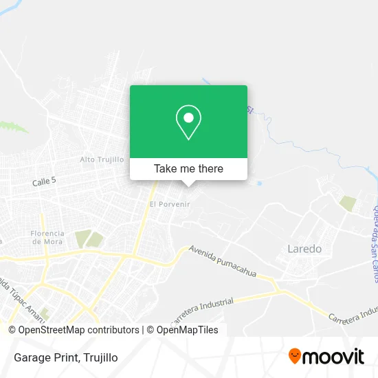 Garage Print map
