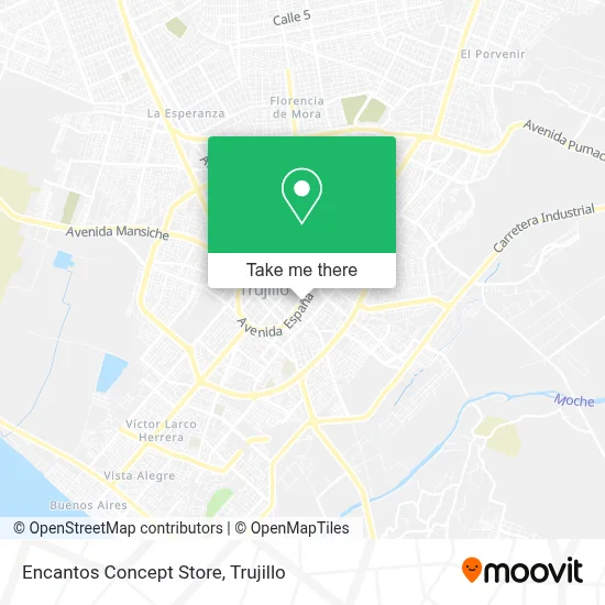 Encantos Concept Store map