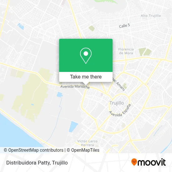 Distribuidora Patty map