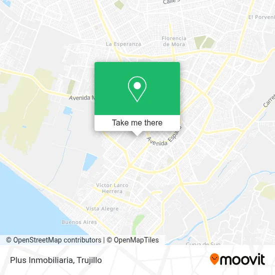 Plus Inmobiliaria map