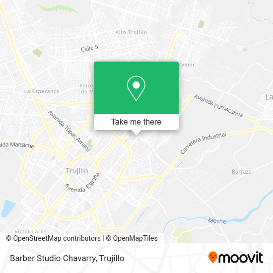Barber Studio Chavarry map